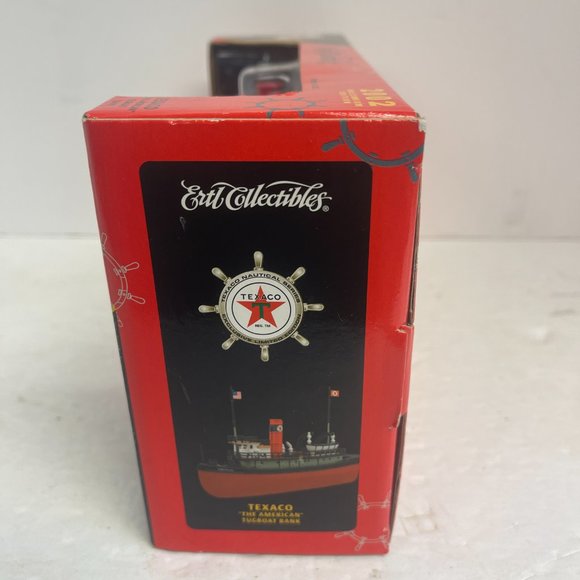 Texaco The American Tugboat Bank Ertl Collectibles 2002 oil gas Unopened- C821 - Picture 2 of 6